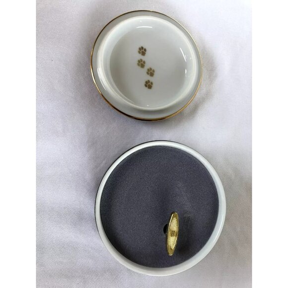 Enamel Trinket Music Box Kittens InThe Meadow Scholz1997 4th issue - Picture 4 of 4